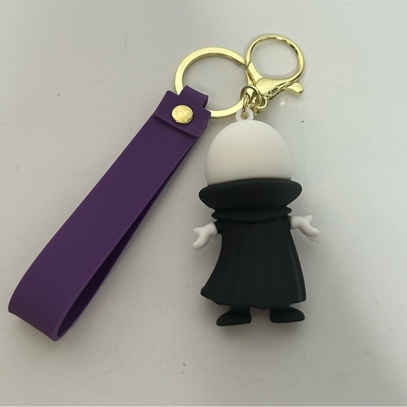 Nightmare Before Christmas Jack Skellington 3D Silicone Keychain NEW - Picture 8 of 11
